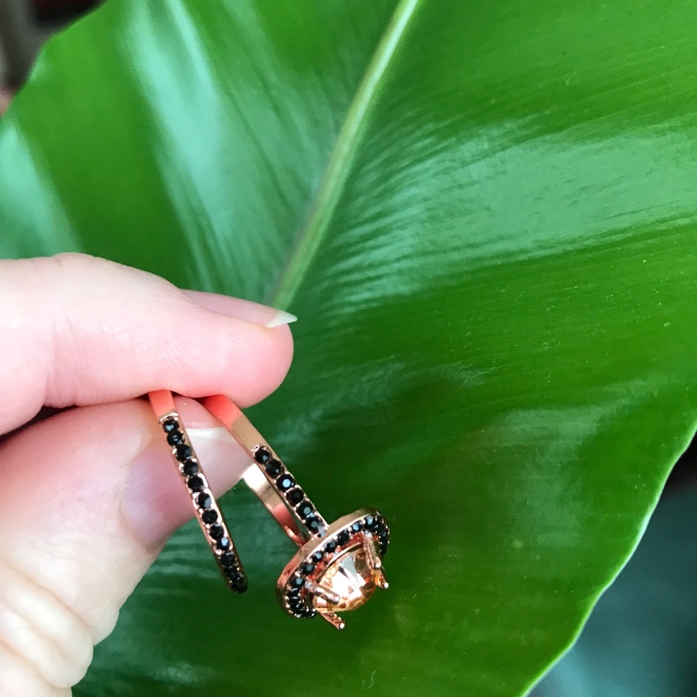 Rose gold fashion ring set - Picture 6 of 7